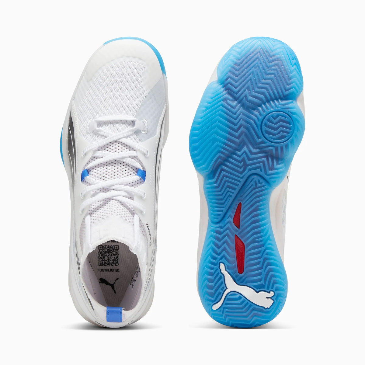 PUMA White-Bluemazing-PUMA Black