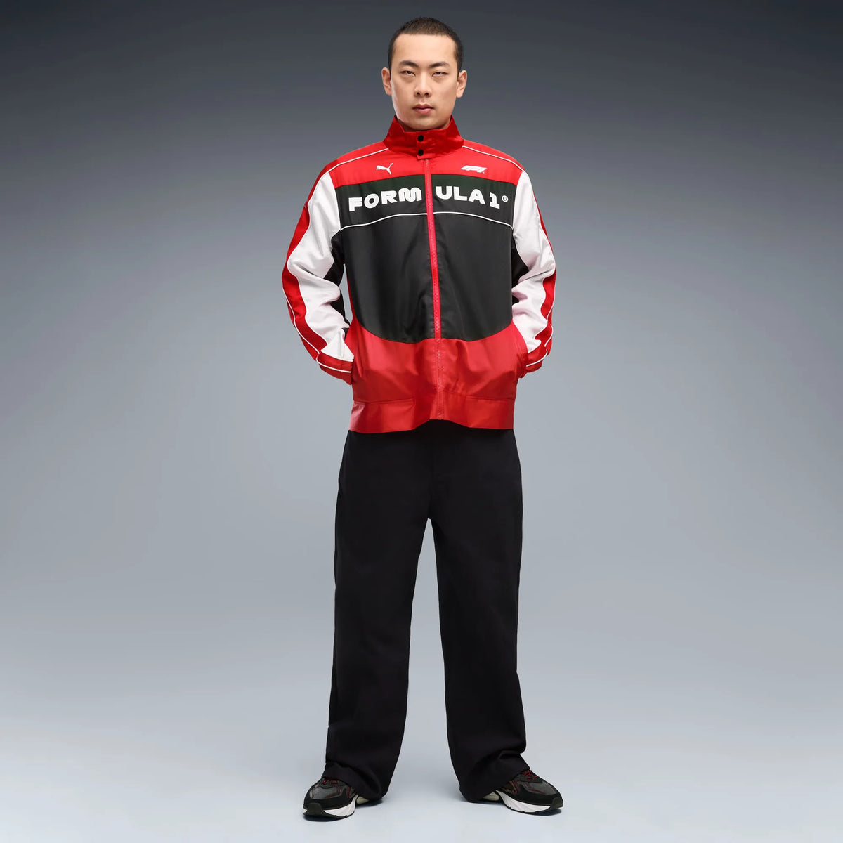 PUMA Black-Pop Red