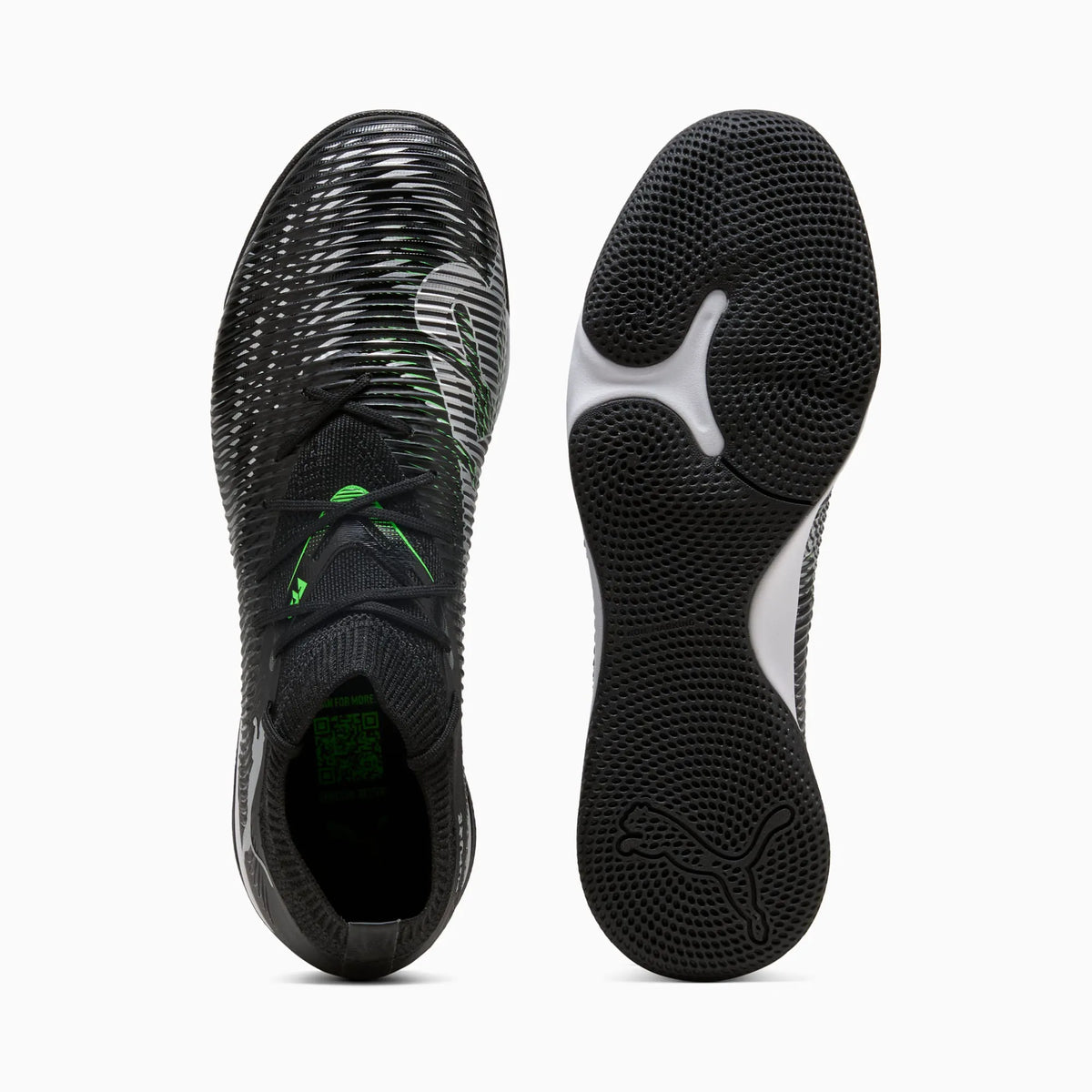 PUMA Black-Cool Light Gray-Fluo Green