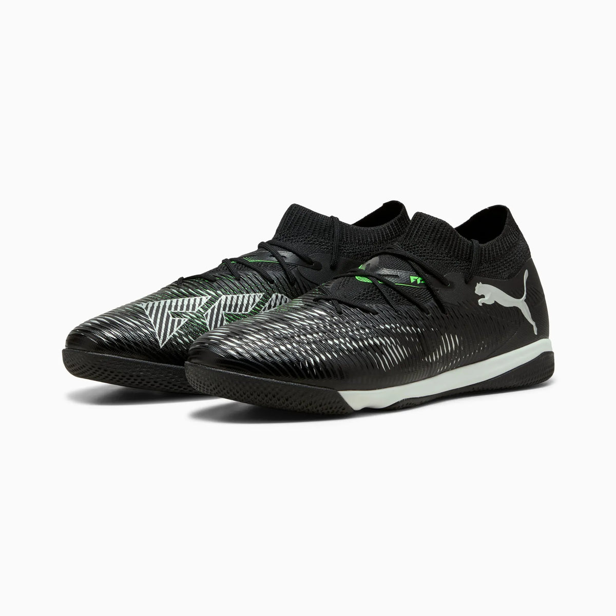 PUMA Black-Cool Light Gray-Fluo Green