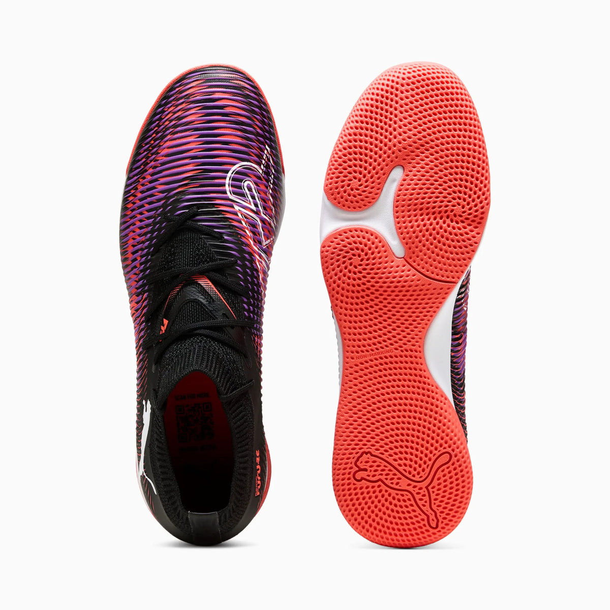 PUMA Black-PUMA White-Glowing Red