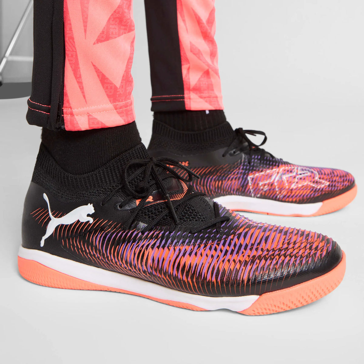 PUMA Black-PUMA White-Glowing Red