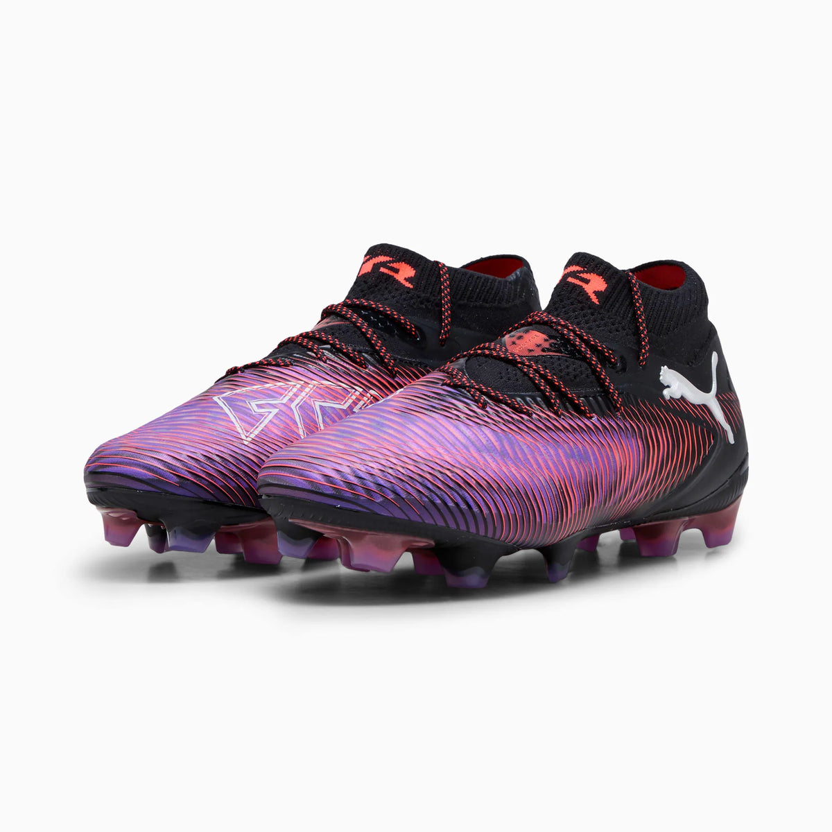 PUMA Black-PUMA White-Glowing Red