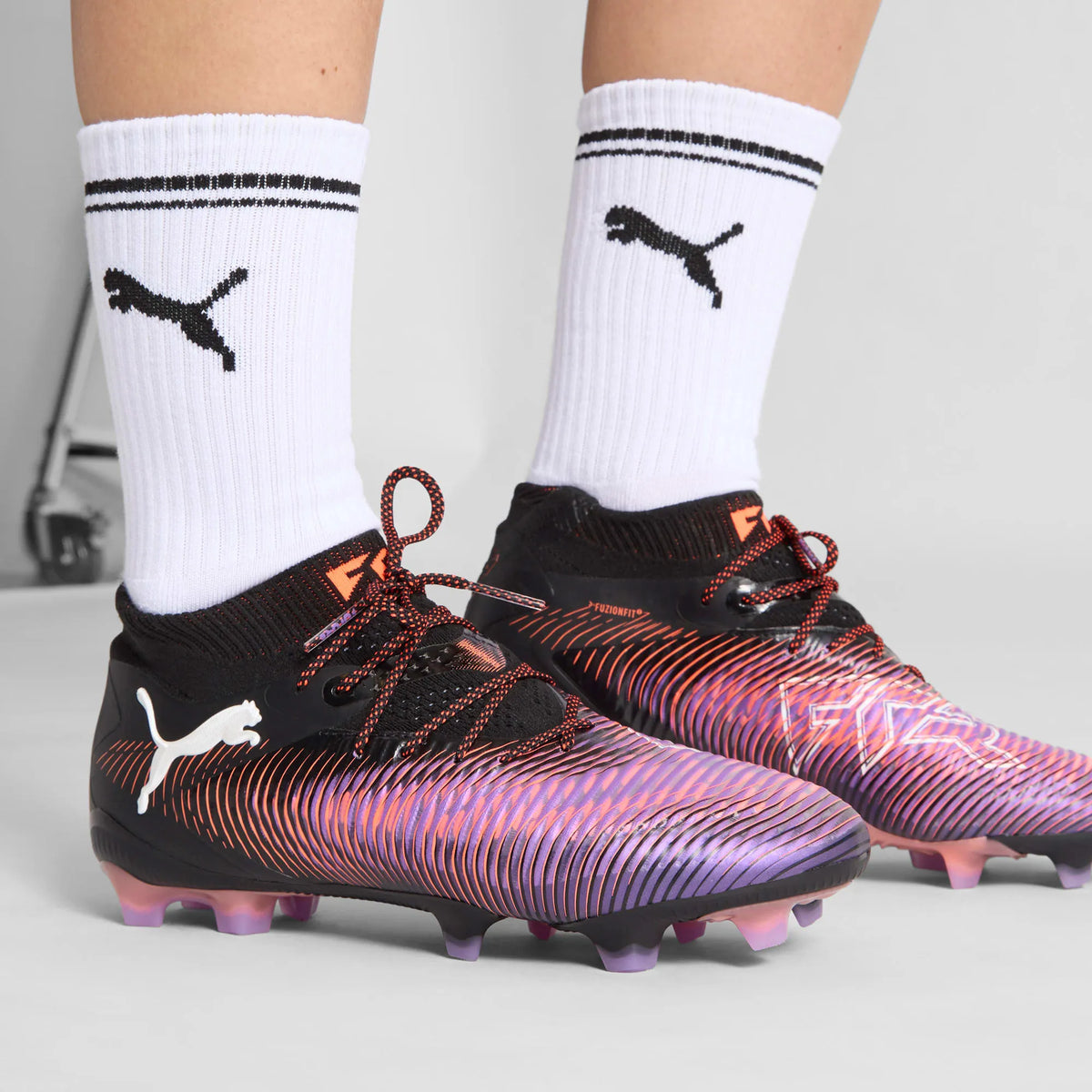 PUMA Black-PUMA White-Glowing Red