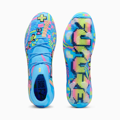 PUMA White-Blue Glimmer-Pink Glimmer-Yellow Alert