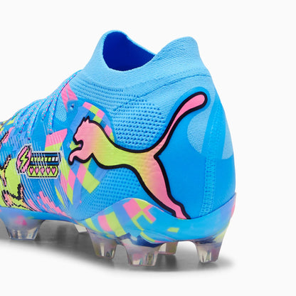 PUMA White-Blue Glimmer-Pink Glimmer-Yellow Alert