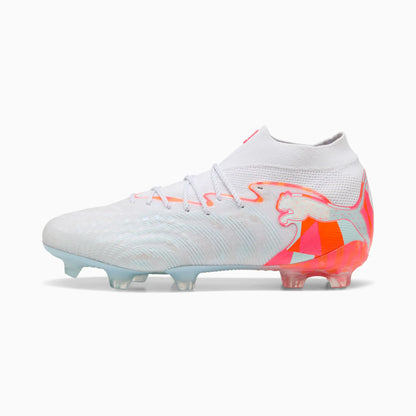 PUMA White-Ultra Orange-Pink Alert-Light Aqua