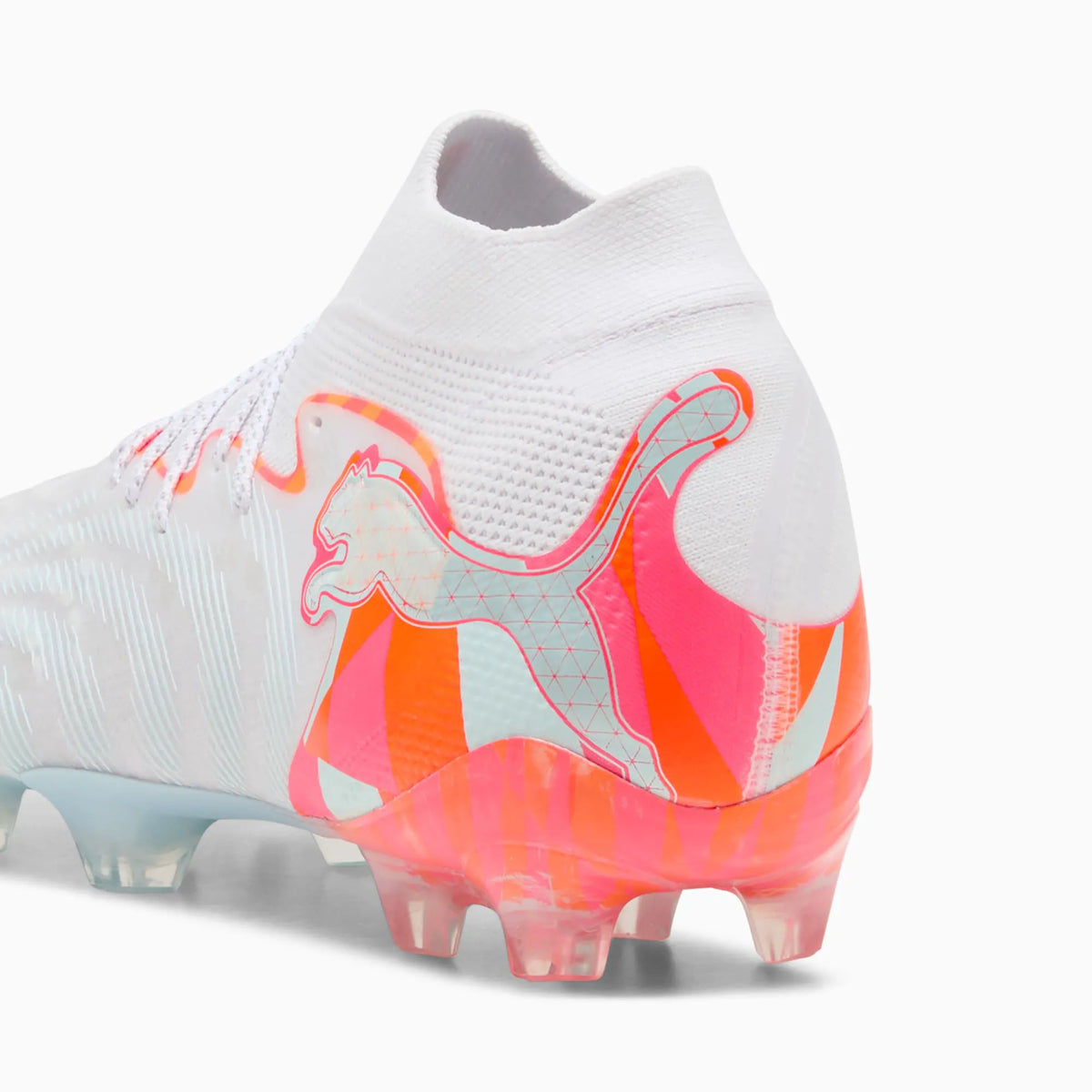 PUMA White-Ultra Orange-Pink Alert-Light Aqua