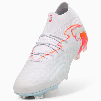 PUMA White-Ultra Orange-Pink Alert-Light Aqua
