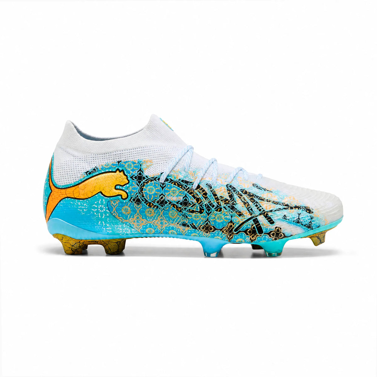 PUMA White-Vibrant Blue-Sun Stream-Light Aqua
