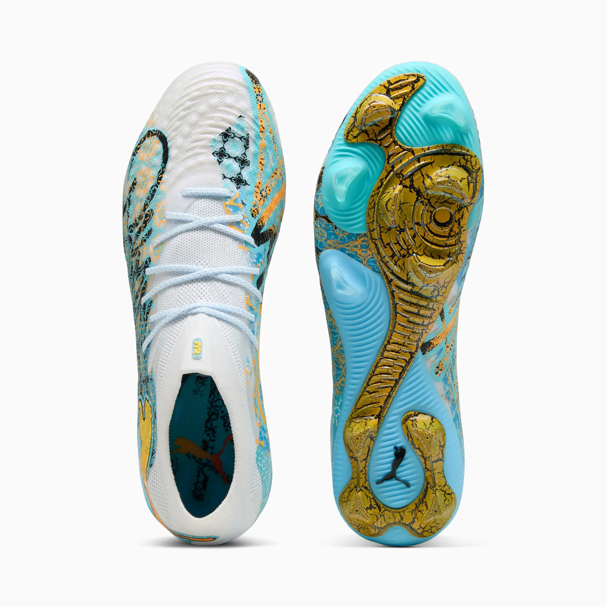 PUMA White-Vibrant Blue-Sun Stream-Light Aqua