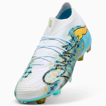 PUMA White-Vibrant Blue-Sun Stream-Light Aqua