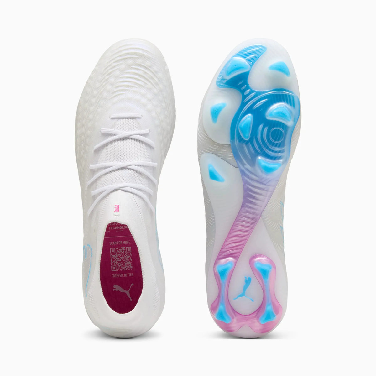 PUMA White-Luminous Blue-Luminous Pink