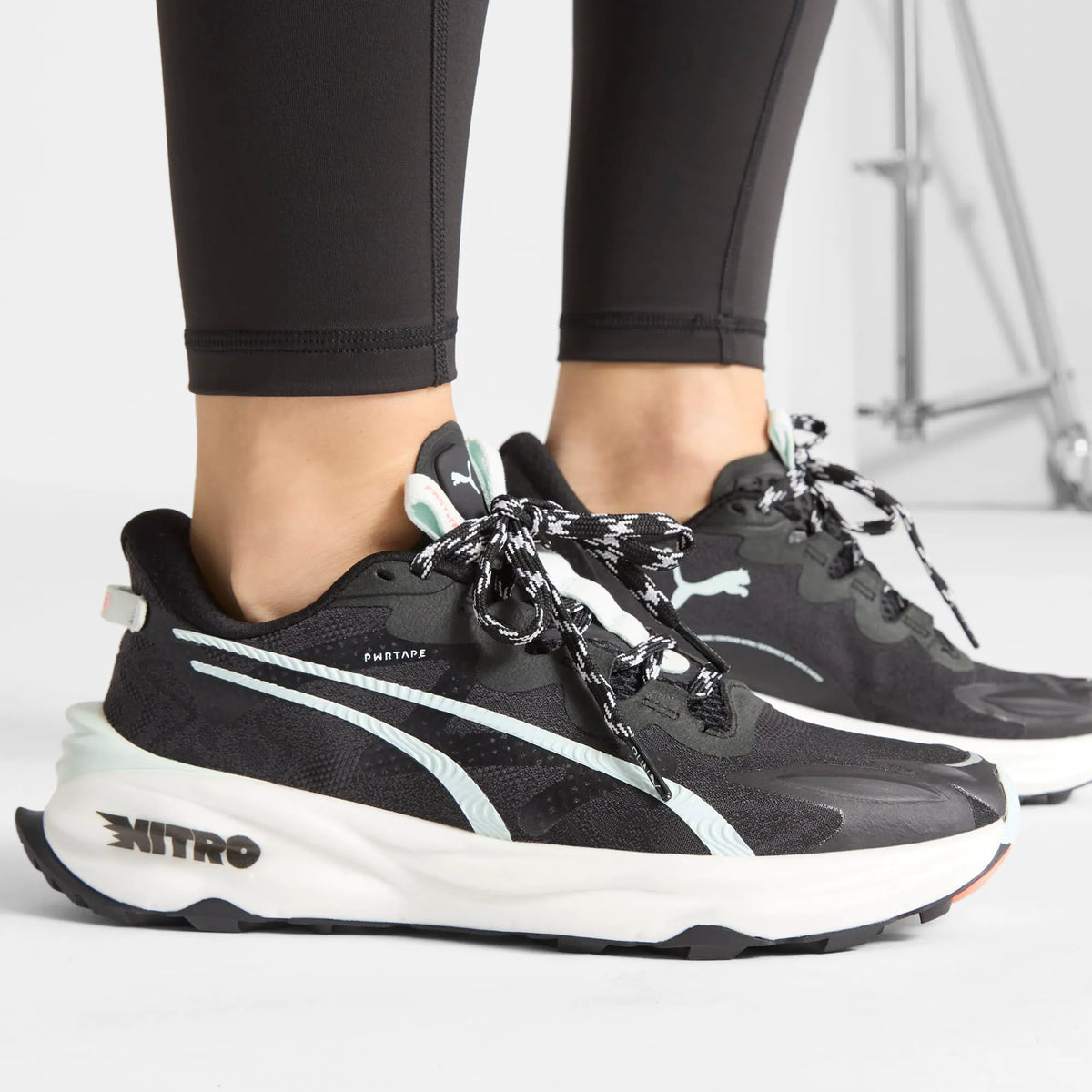 PUMA Black-Glowing Red-Peaceful Blue