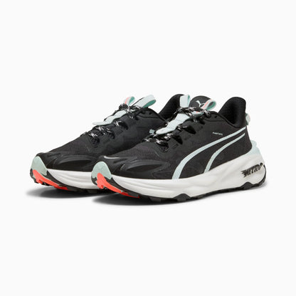 PUMA Black-Glowing Red-Peaceful Blue