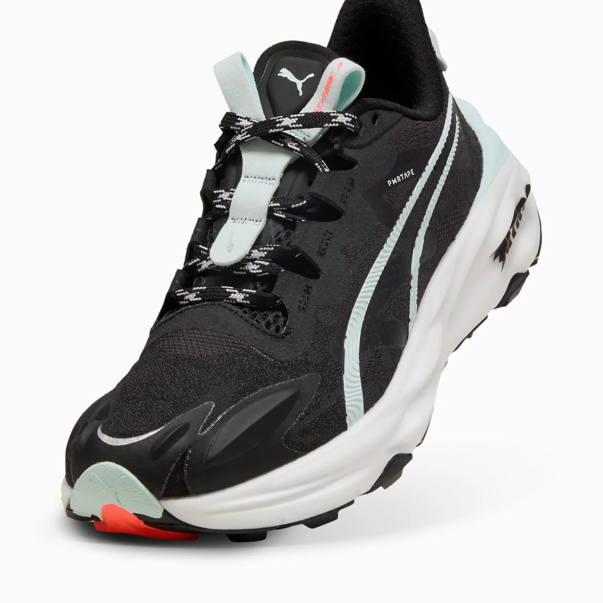 PUMA Black-Glowing Red-Peaceful Blue