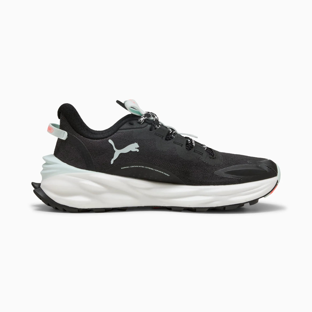 PUMA Black-Glowing Red-Peaceful Blue