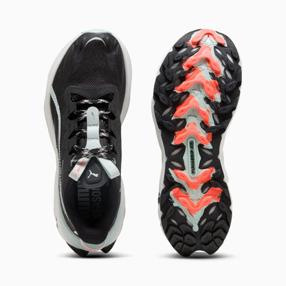 PUMA Black-Glowing Red-Peaceful Blue