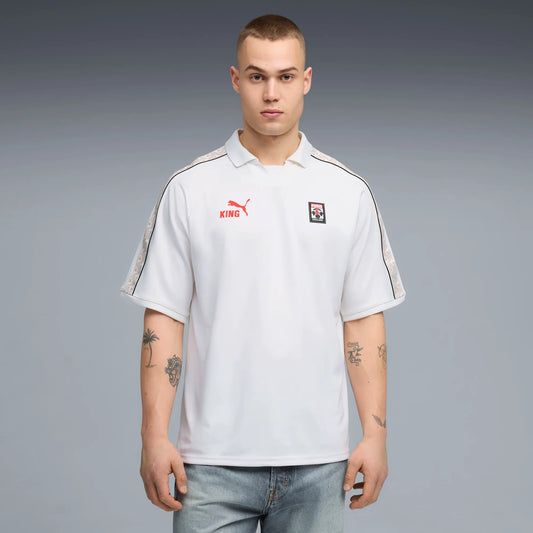 PUMA White-PUMA Red-Matte Puma Gold