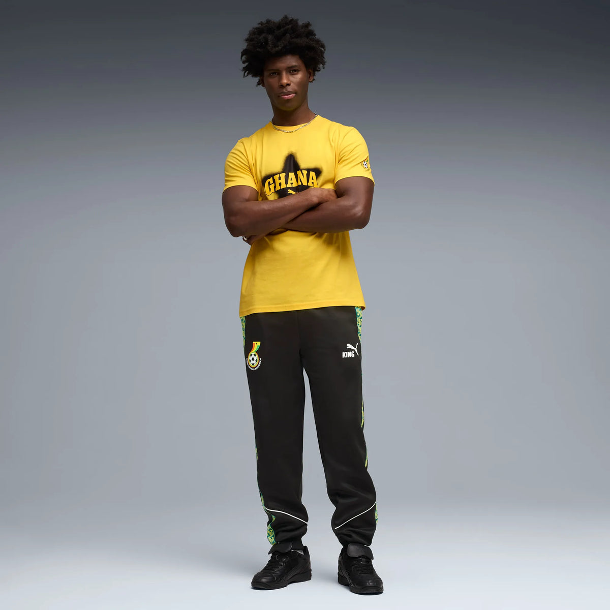 Pelé Yellow-PUMA Black