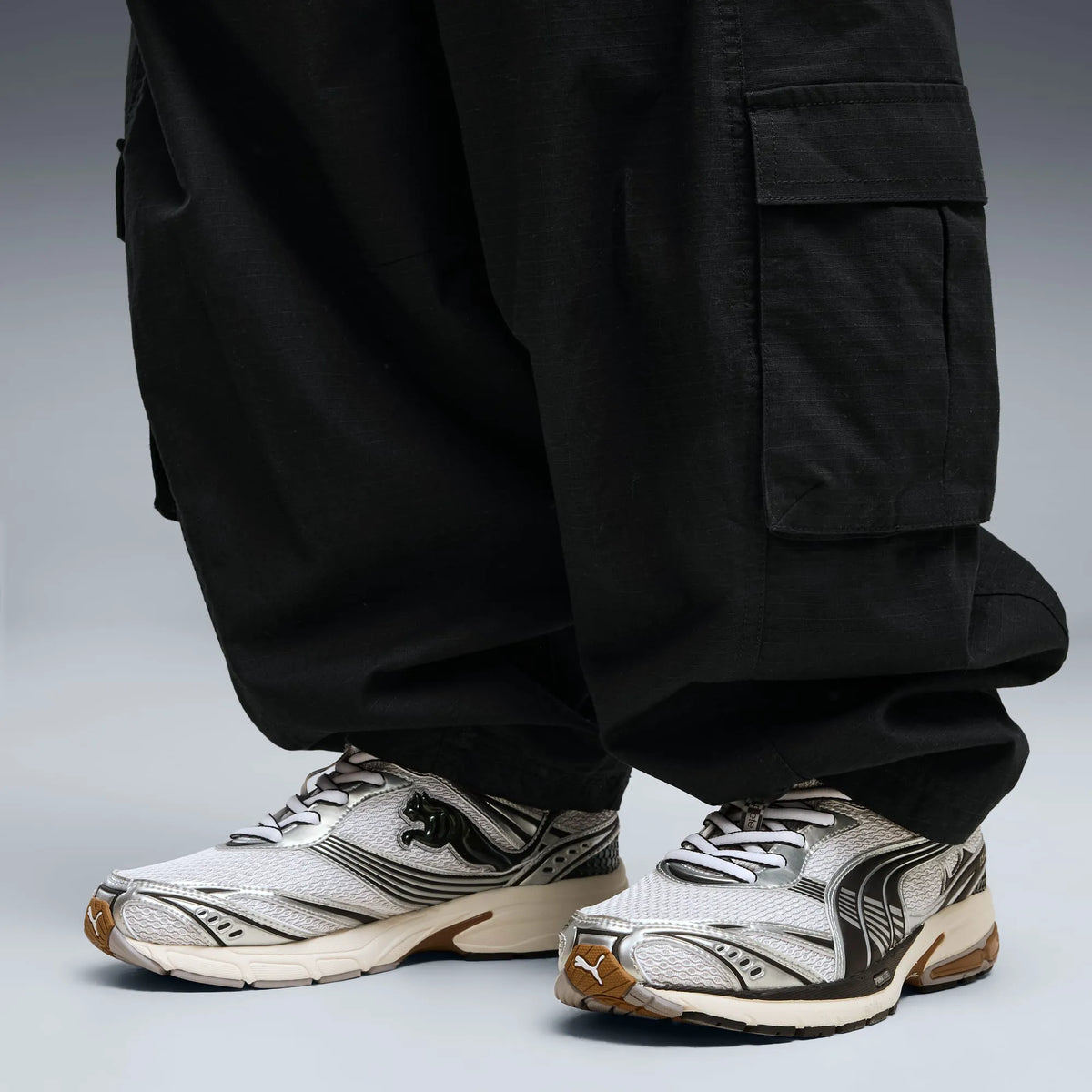 Matte Silver-PUMA Black