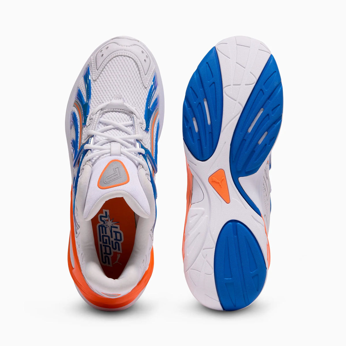 PUMA White-Mountain Blue-Orange Glo