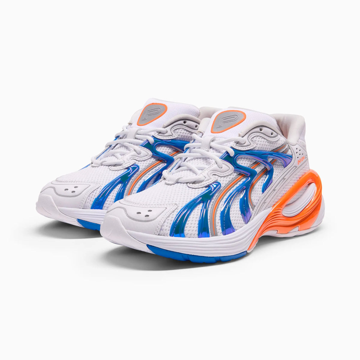 PUMA White-Mountain Blue-Orange Glo