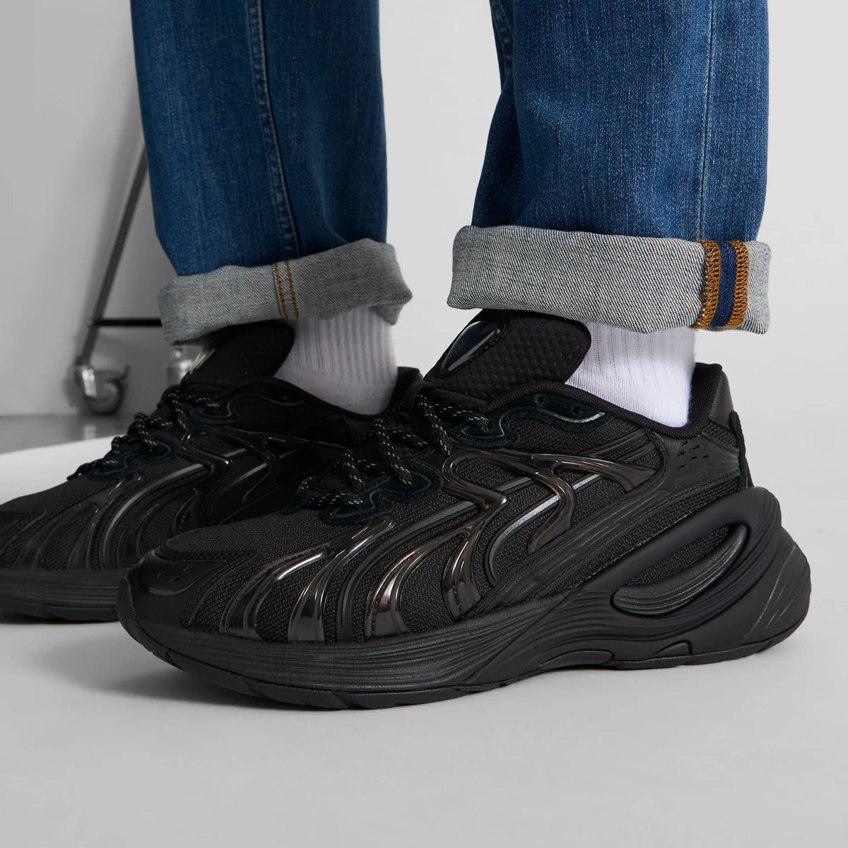 PUMA Black-PUMA Silver-Flat Dark Gray