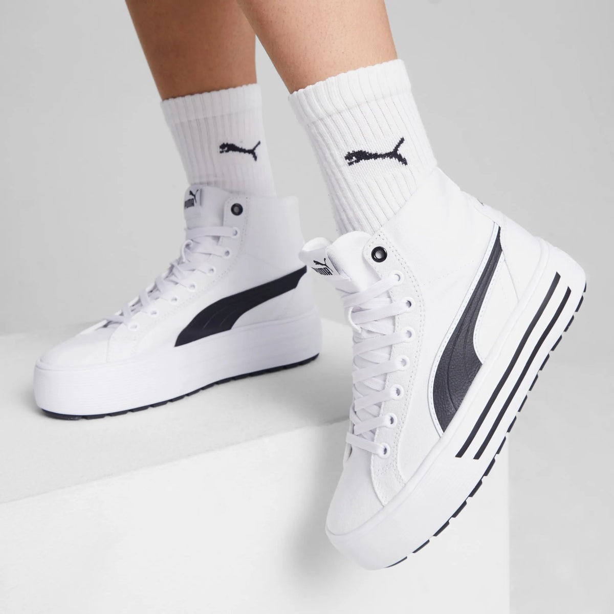 PUMA White-PUMA Black
