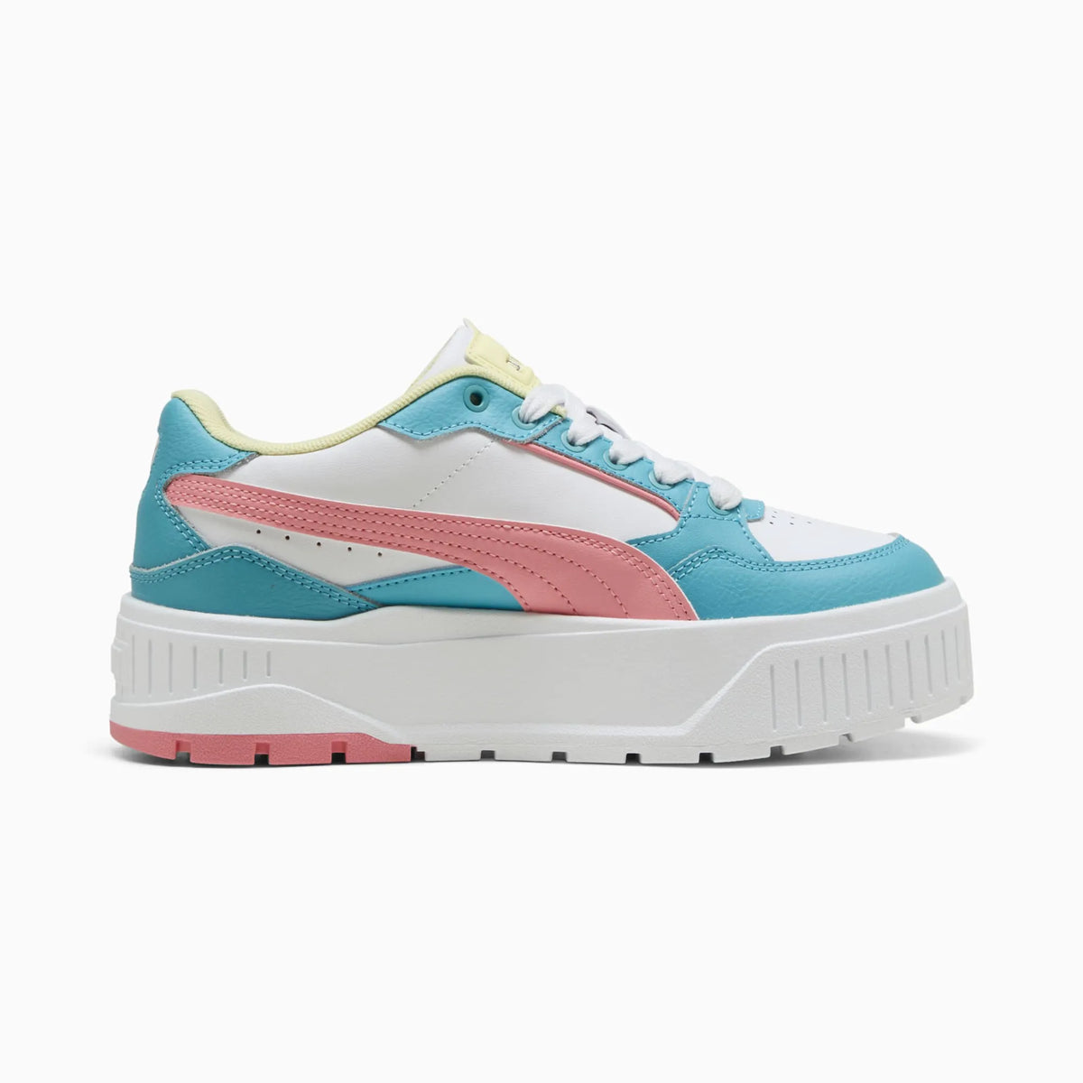 PUMA White-Pinkscape-Aqua