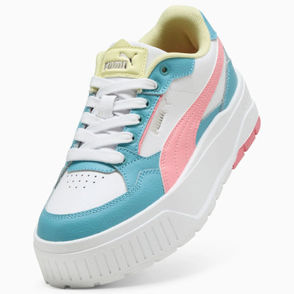 PUMA White-Pinkscape-Aqua