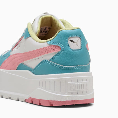PUMA White-Pinkscape-Aqua