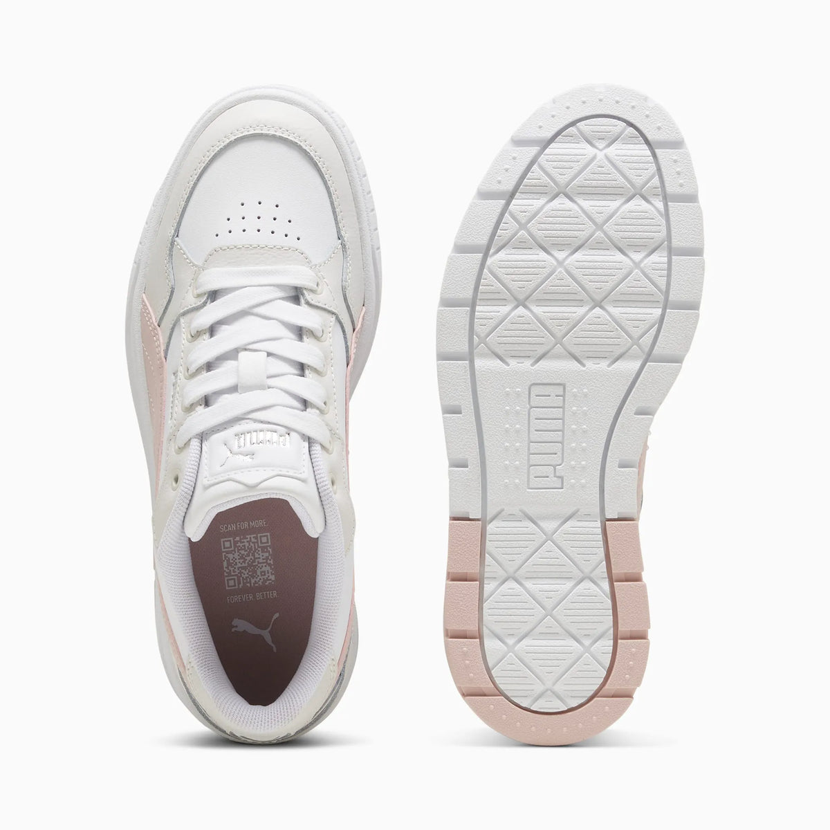 PUMA White-Mauve Mist-Feather Gray