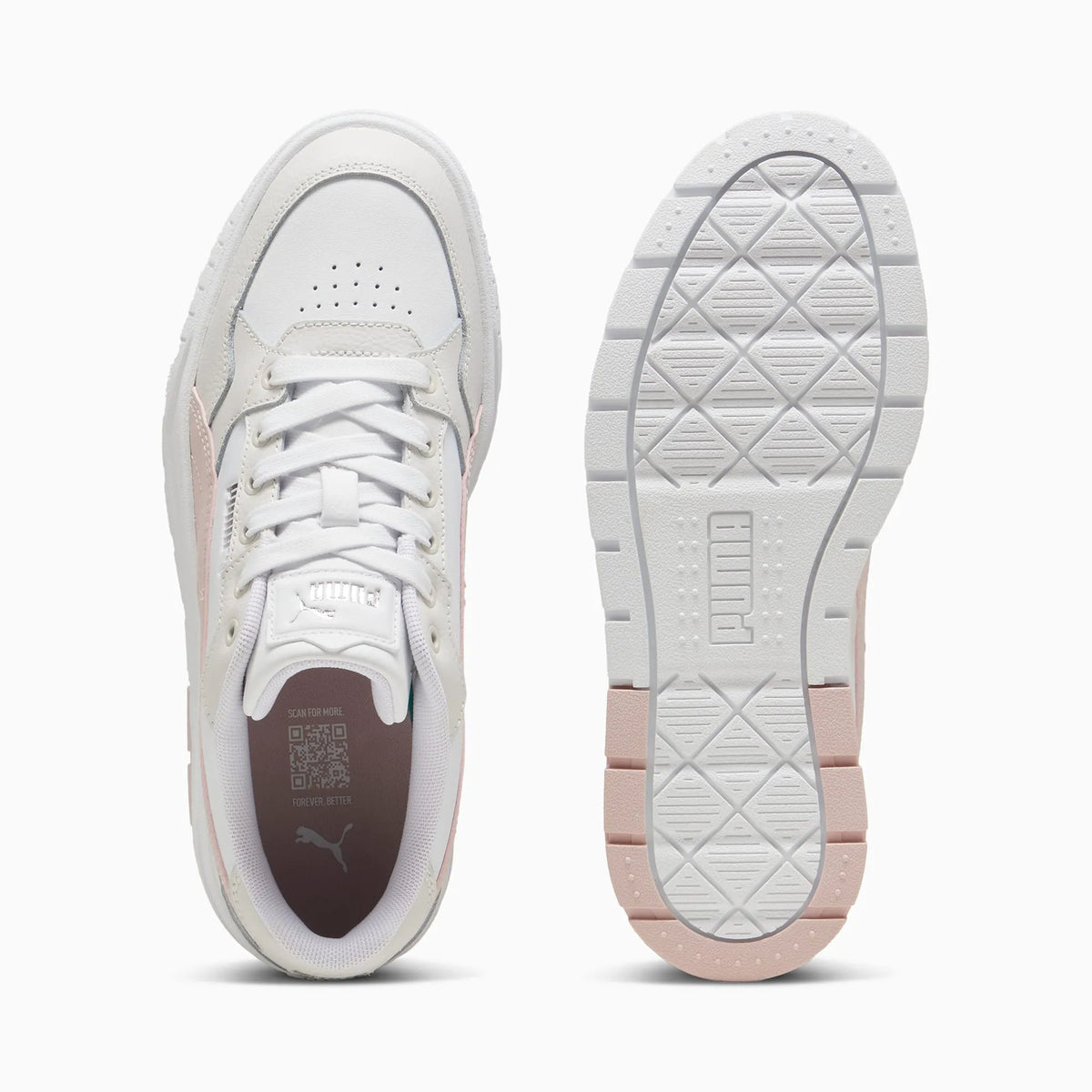 PUMA White-Mauve Mist-Feather Gray