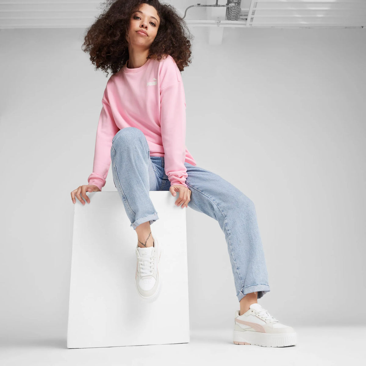 PUMA White-Mauve Mist-Feather Gray