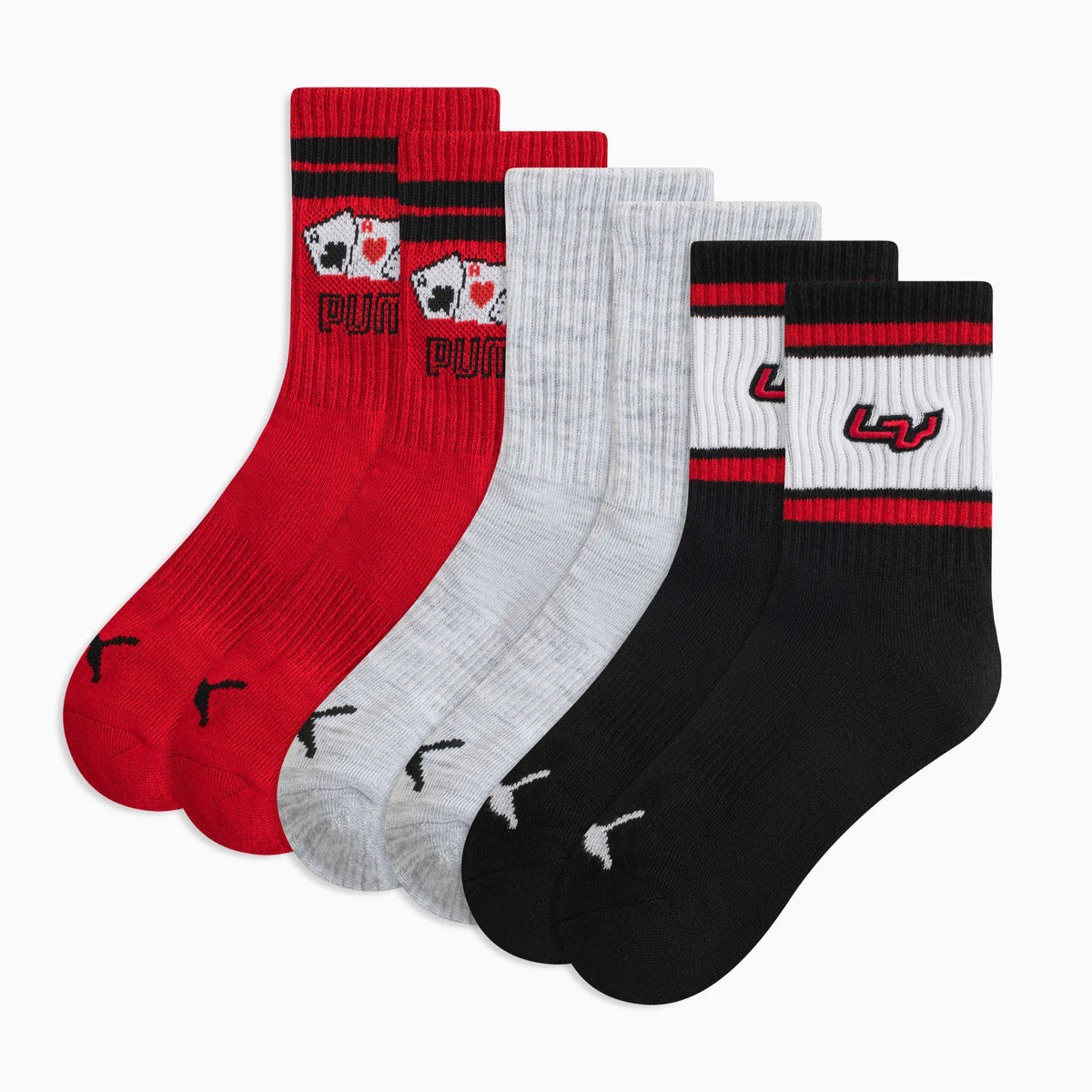 BLACK / RED