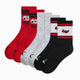 BLACK / RED