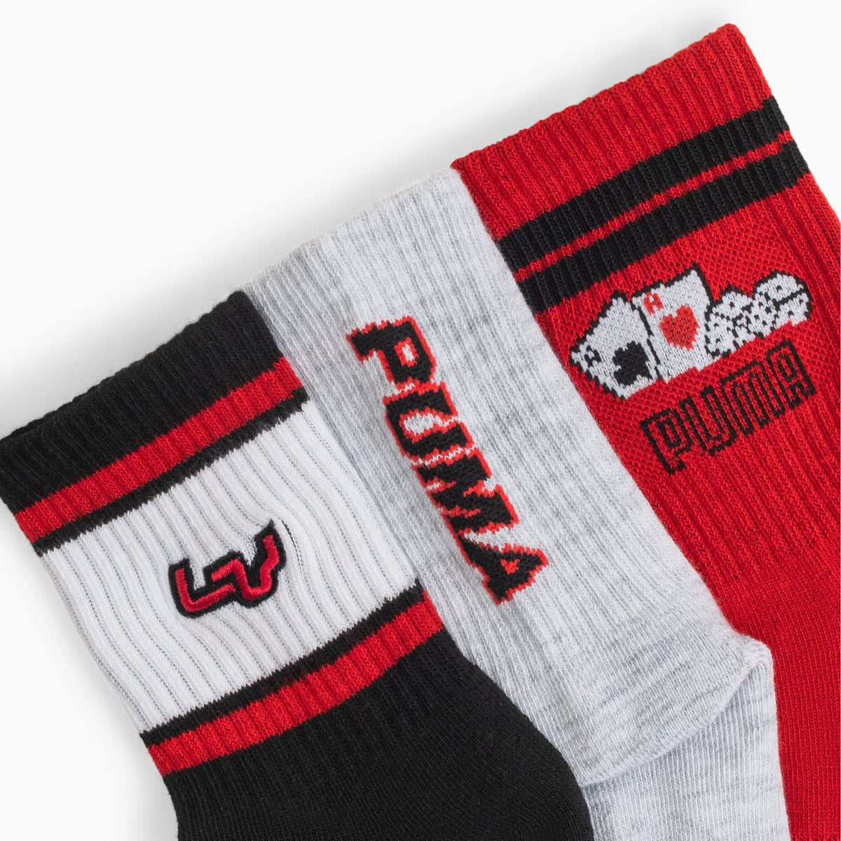 BLACK / RED