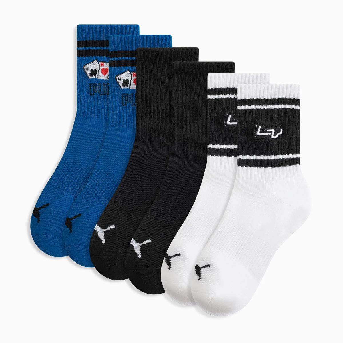 WHITE / BLACK
