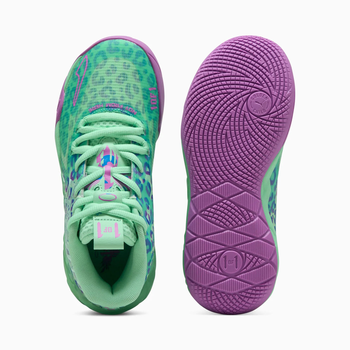 Green Glimmer-Pure Magenta-Hyperlink Blue