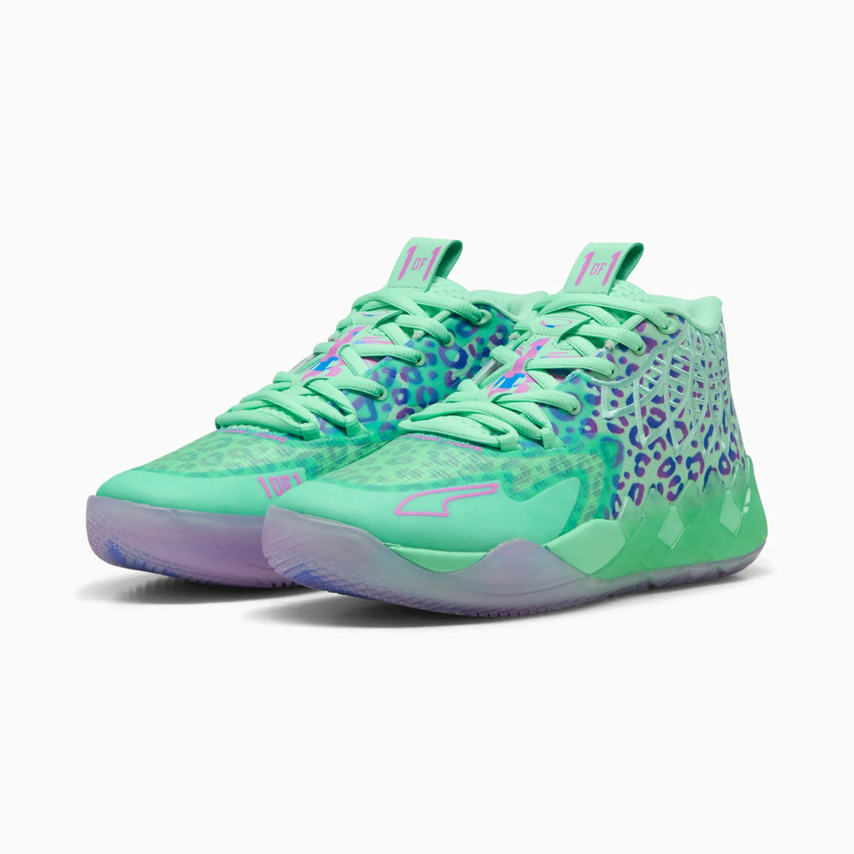 Green Glimmer-Pure Magenta-Hyperlink Blue