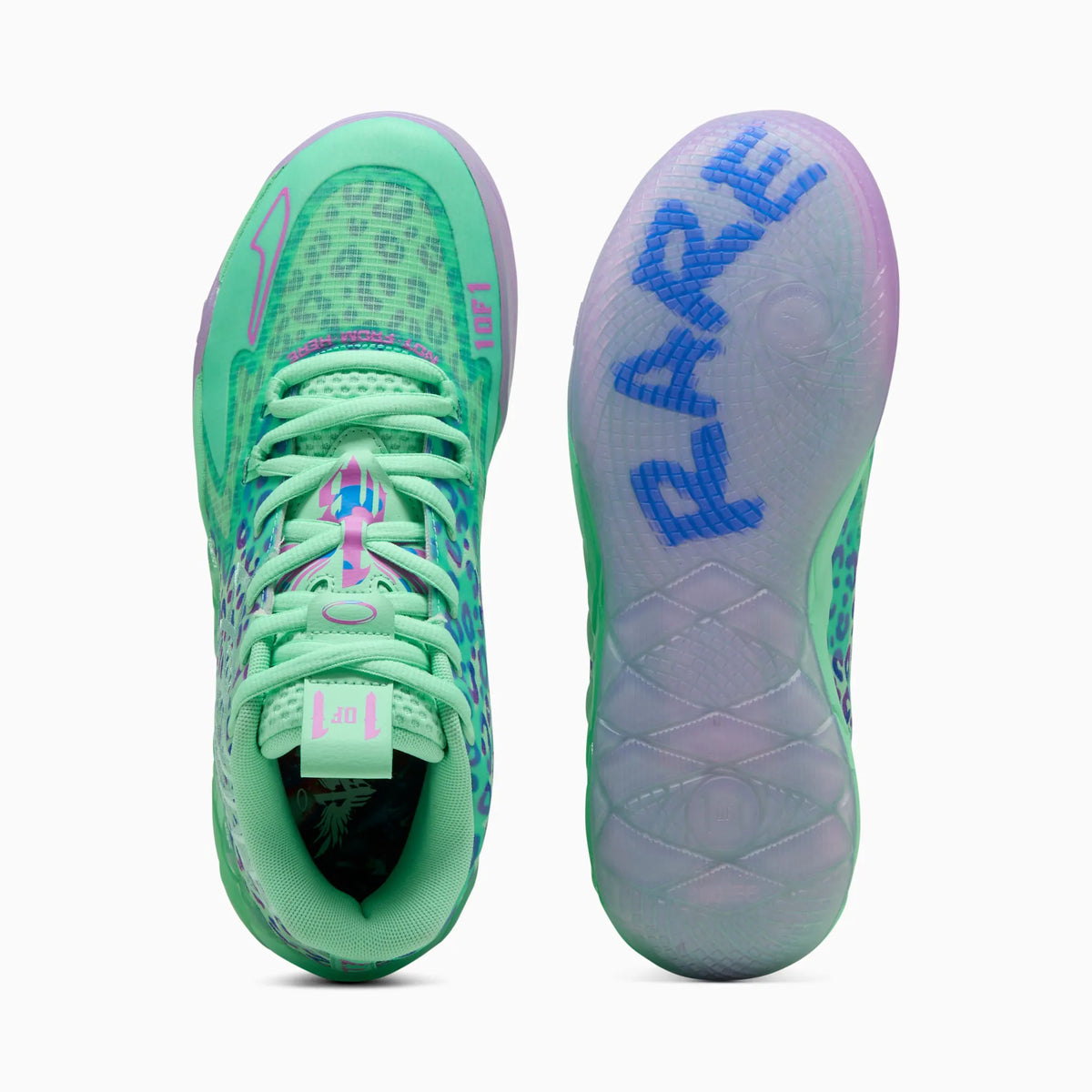 Green Glimmer-Pure Magenta-Hyperlink Blue