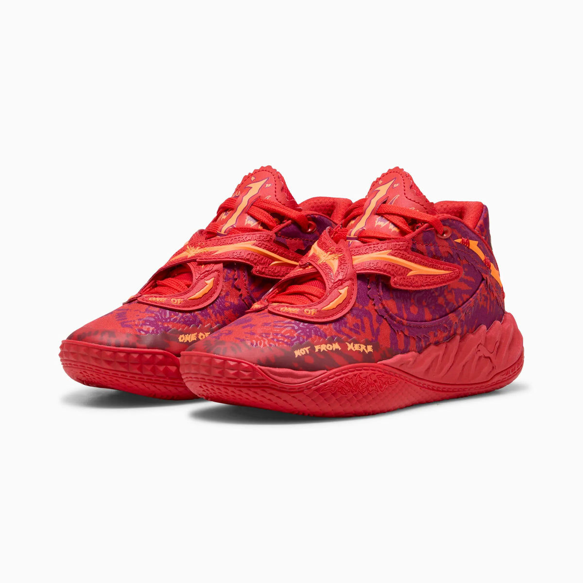 PUMA Red-Magenta Gleam-Fluro Orange Pes