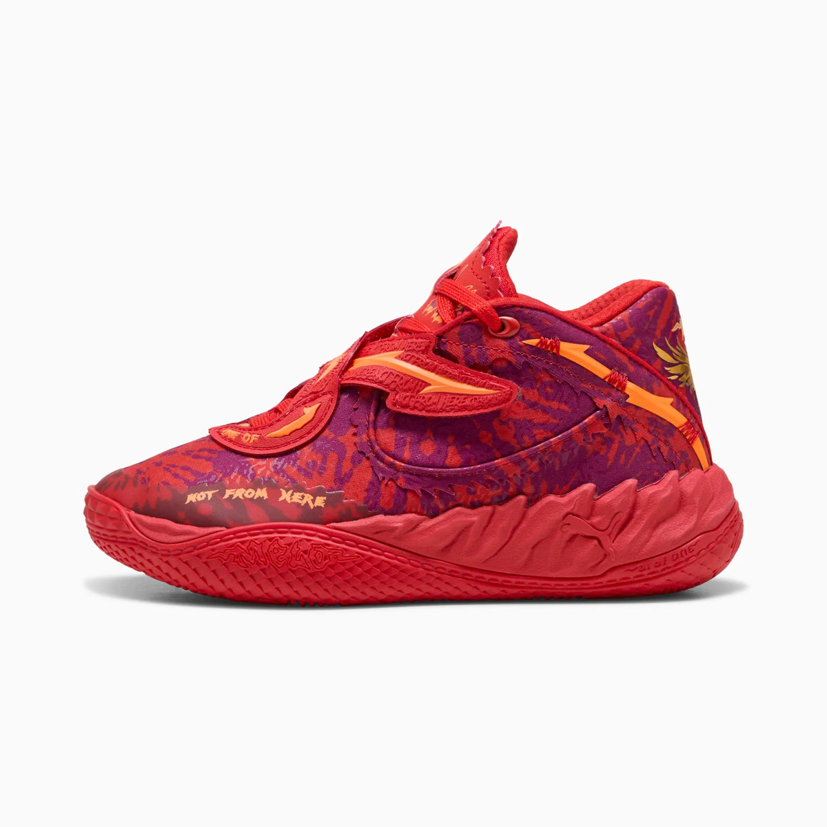 PUMA Red-Magenta Gleam-Fluro Orange Pes