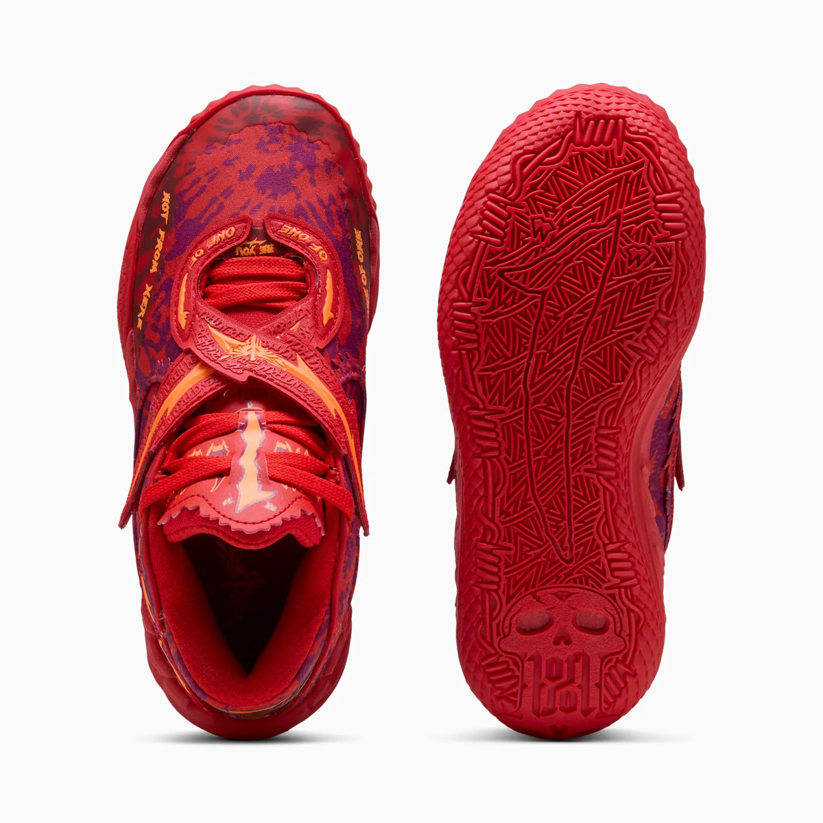 PUMA Red-Magenta Gleam-Fluro Orange Pes