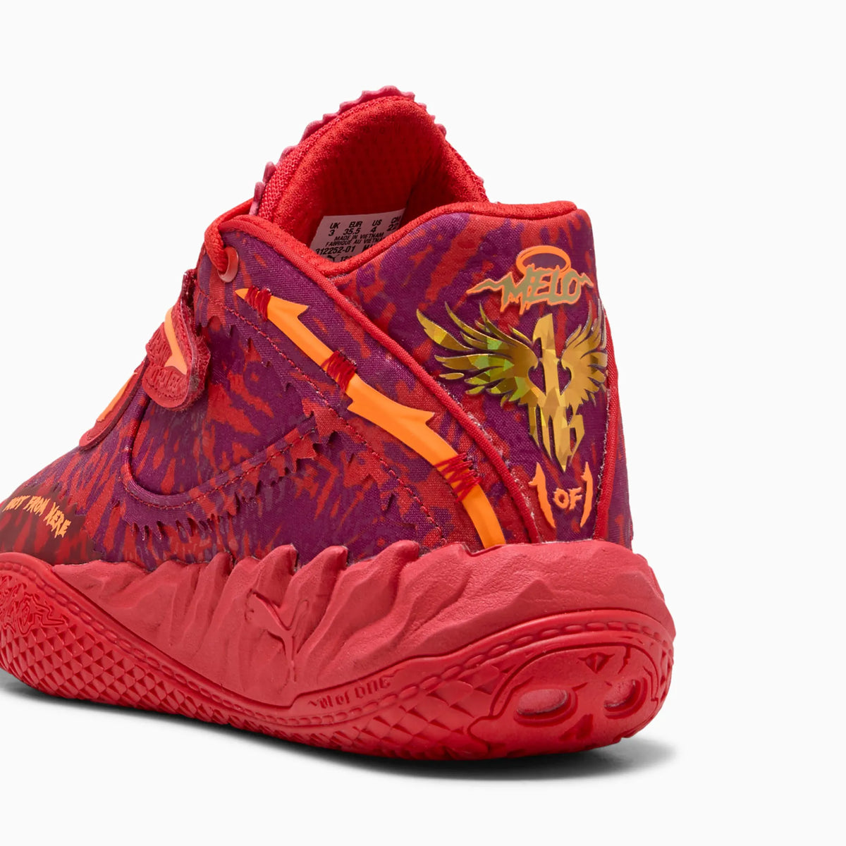 PUMA Red-Magenta Gleam-Fluro Orange Pes