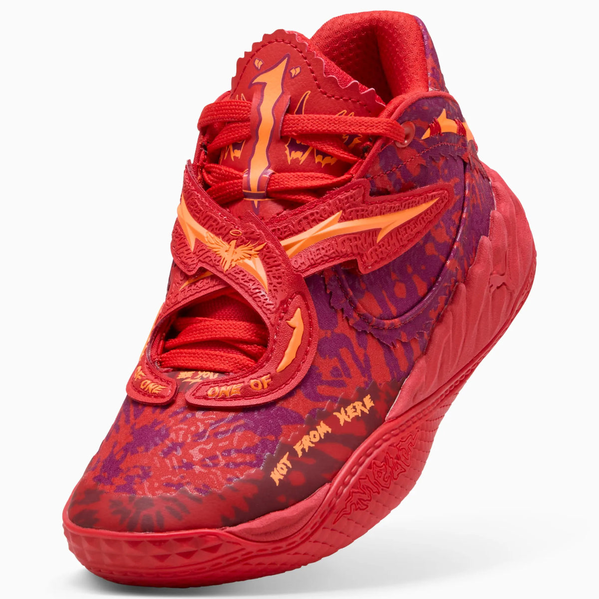 PUMA Red-Magenta Gleam-Fluro Orange Pes
