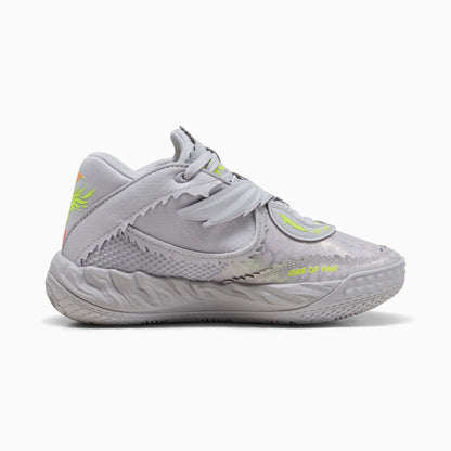 Vibrant Silver-Yellow Alert-Glowing Red