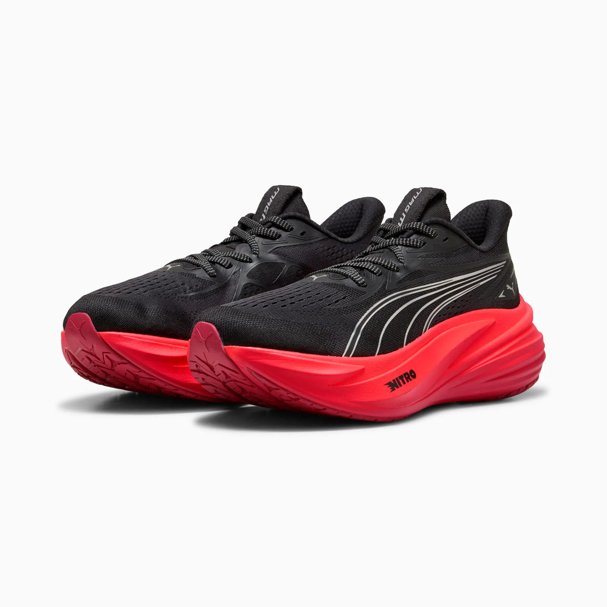 PUMA Black-Ultra Red