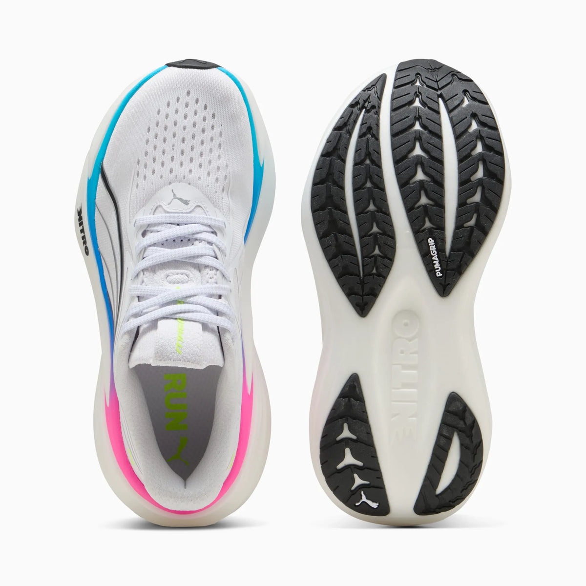 PUMA White-Ultra Blue-Poison Pink